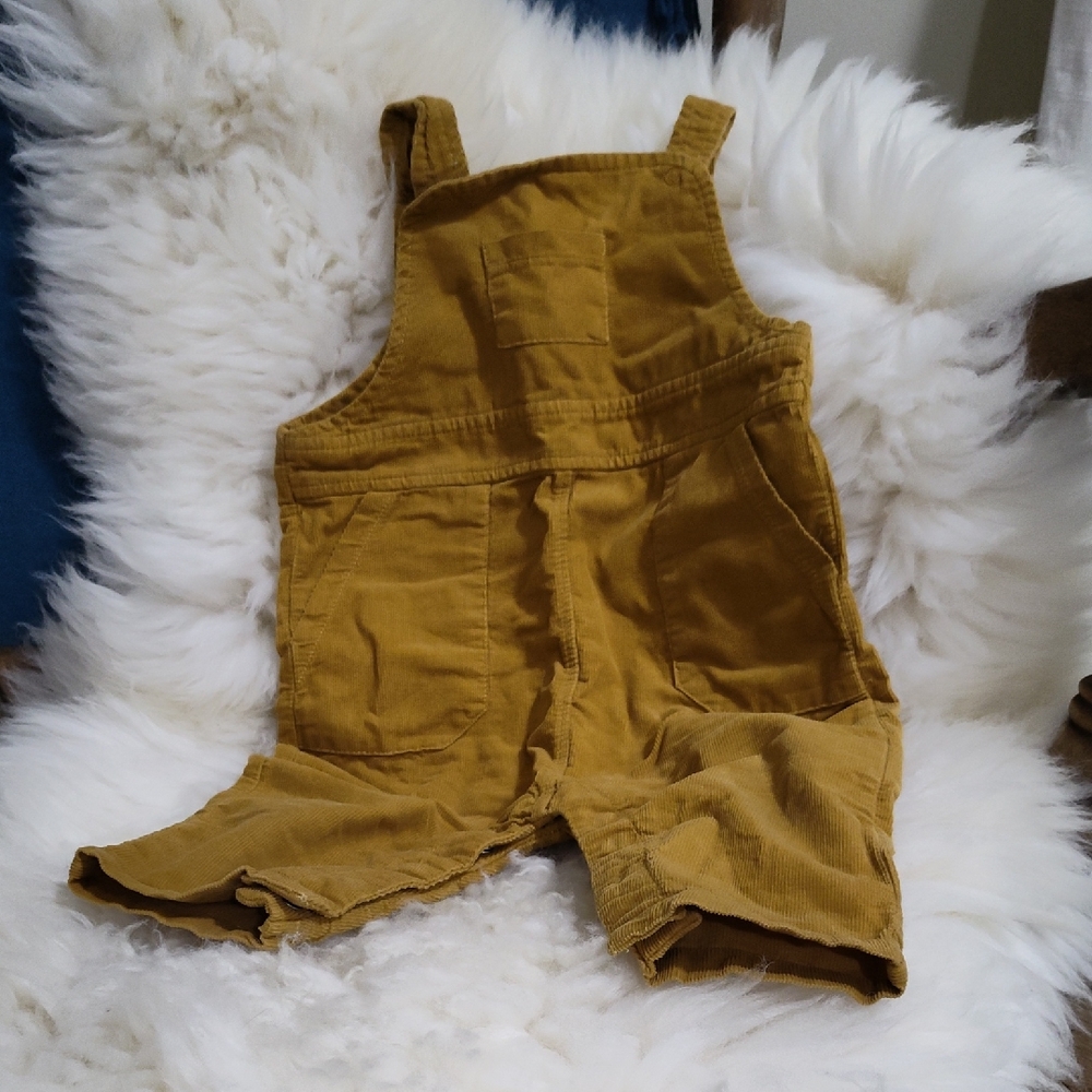 Kids Mustard Overalls